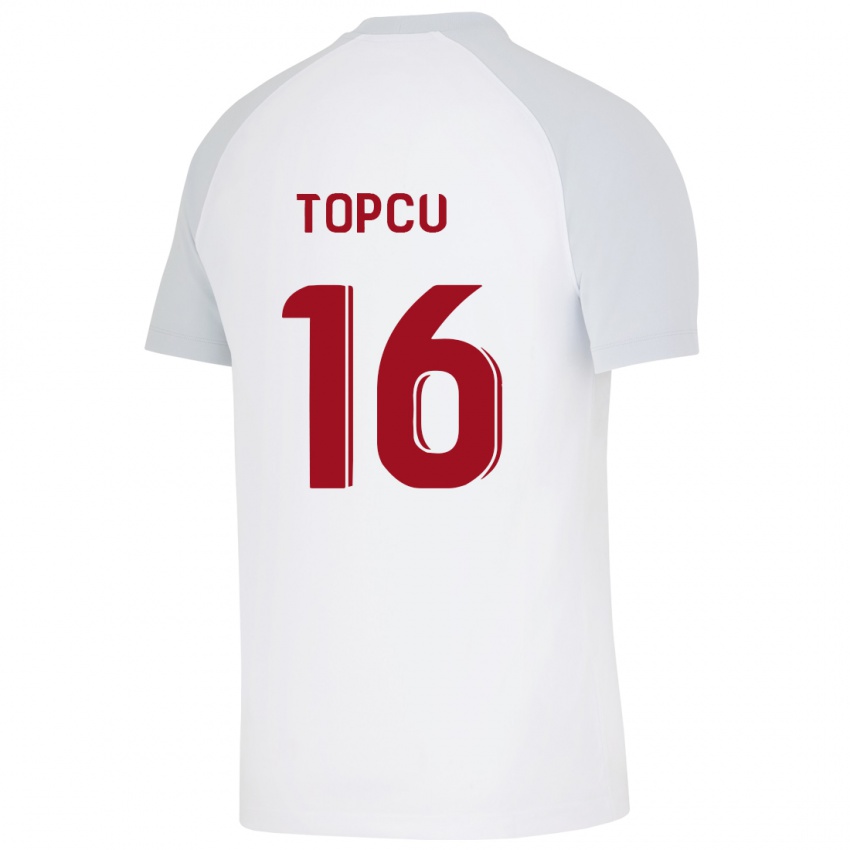 Børn Ebru Topçu #16 Hvid Udebane Spillertrøjer 2023/24 Trøje T-Shirt