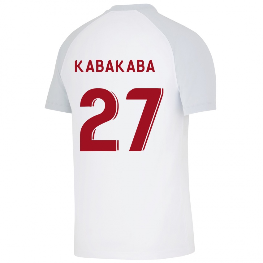 Børn Naomie Kabakaba #27 Hvid Udebane Spillertrøjer 2023/24 Trøje T-Shirt