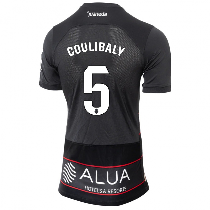 Børn Habib Anas Coulibaly #5 Sort Udebane Spillertrøjer 2023/24 Trøje T-Shirt