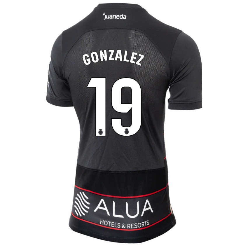 Børn Adrià González #19 Sort Udebane Spillertrøjer 2023/24 Trøje T-Shirt