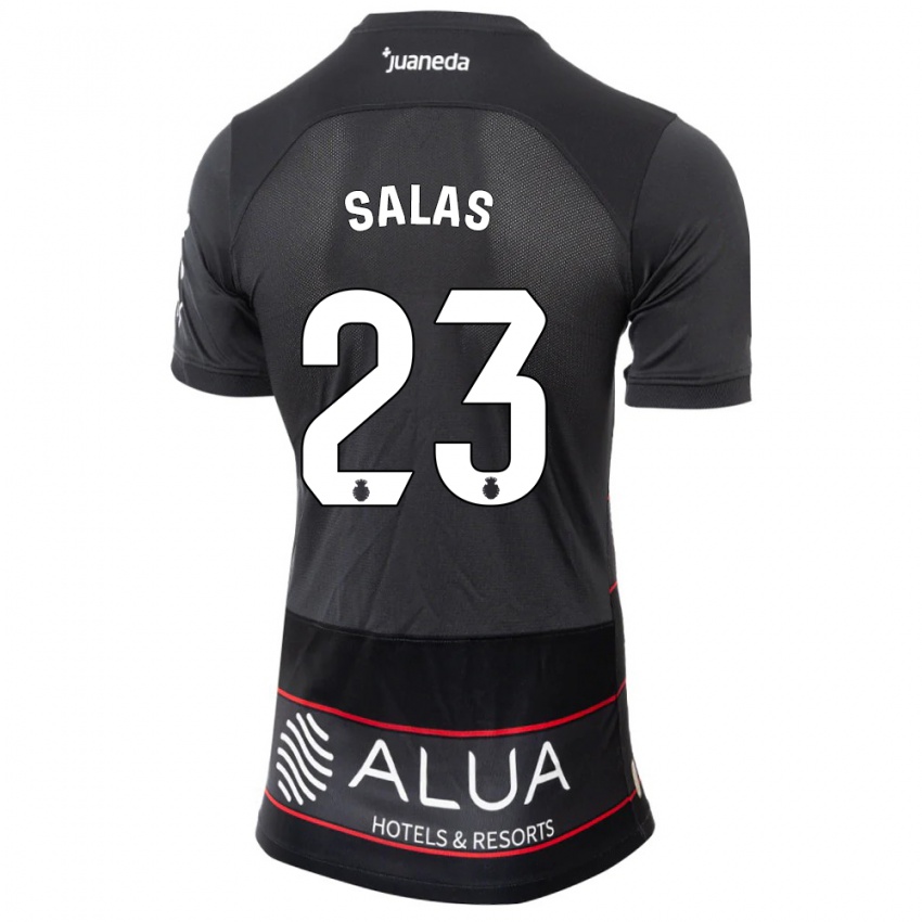 Børn Jan Salas #23 Sort Udebane Spillertrøjer 2023/24 Trøje T-Shirt