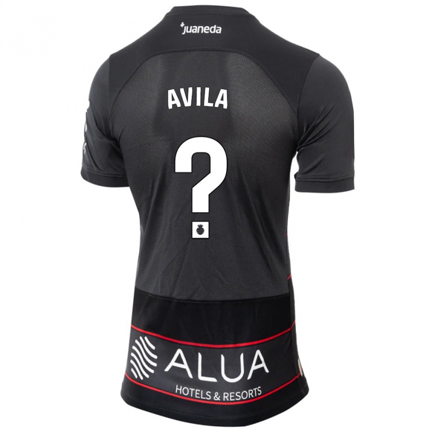 Børn Santiago Avila #0 Sort Udebane Spillertrøjer 2023/24 Trøje T-Shirt