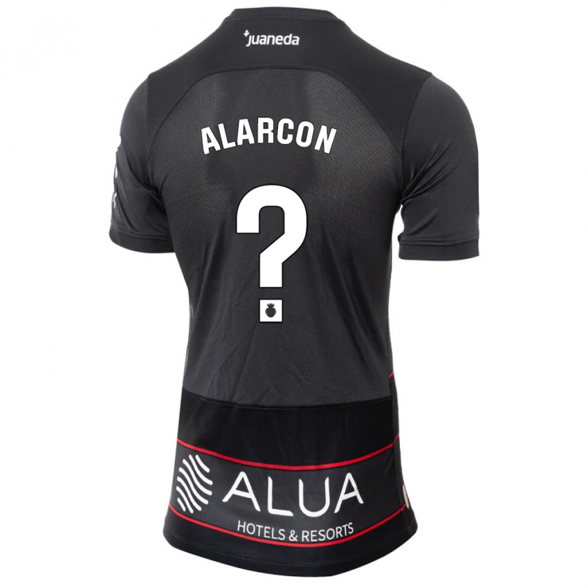 Børn Raúl Alarcón #0 Sort Udebane Spillertrøjer 2023/24 Trøje T-Shirt