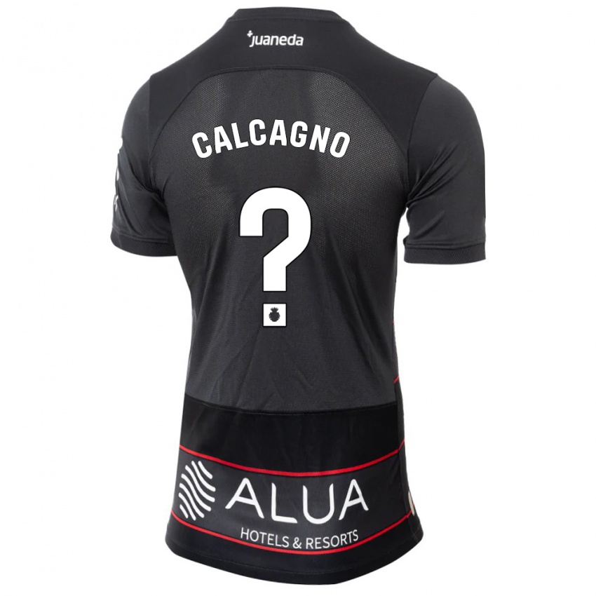 Børn Bruno Calcagno #0 Sort Udebane Spillertrøjer 2023/24 Trøje T-Shirt