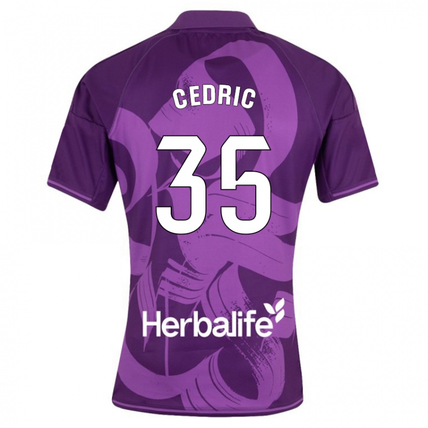 Børn Iván Cédric #35 Viol Udebane Spillertrøjer 2023/24 Trøje T-Shirt