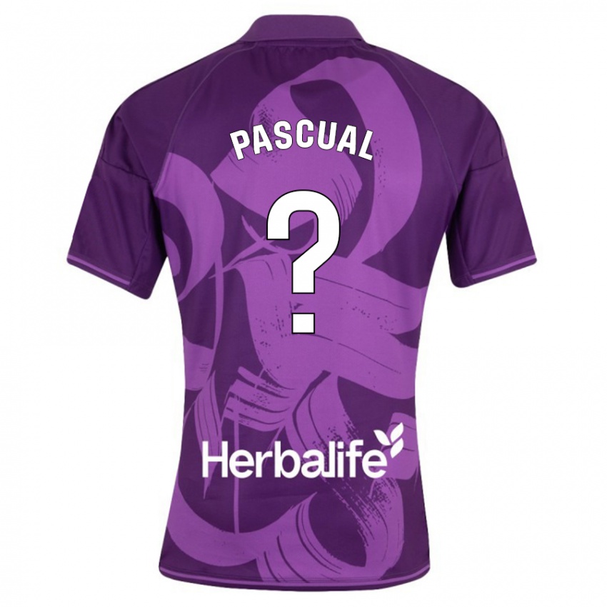 Børn Adrián Pascual #0 Viol Udebane Spillertrøjer 2023/24 Trøje T-Shirt