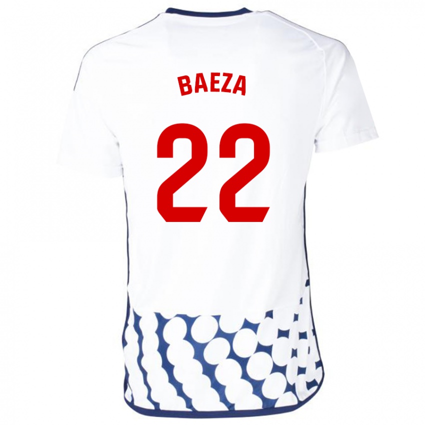 Børn Miguel Baeza #22 Hvid Udebane Spillertrøjer 2023/24 Trøje T-Shirt