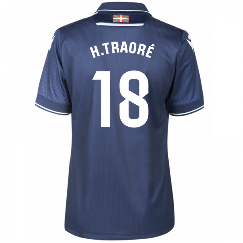 Børn Hamari Traoré #18 Flåde Udebane Spillertrøjer 2023/24 Trøje T-Shirt