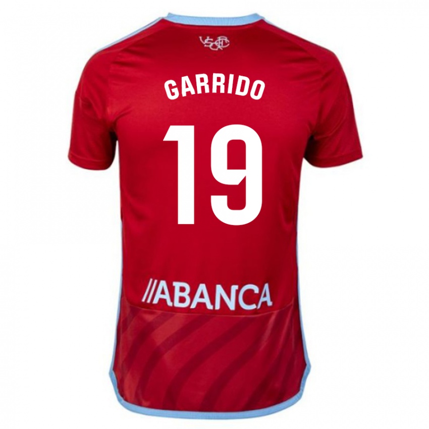 Børn Manu Garrido #19 Rød Udebane Spillertrøjer 2023/24 Trøje T-Shirt