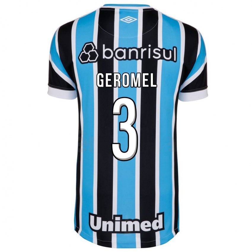 Mænd Pedro Geromel #3 Blå Hjemmebane Spillertrøjer 2023/24 Trøje T-Shirt