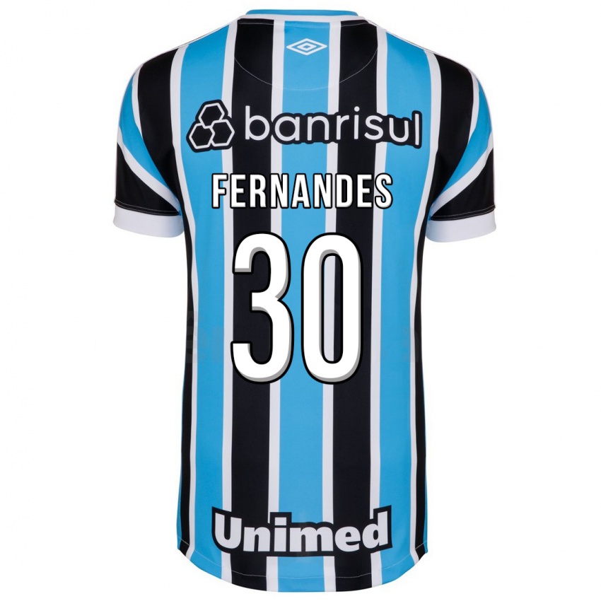 Mænd Raquel Fernandes #30 Blå Hjemmebane Spillertrøjer 2023/24 Trøje T-Shirt