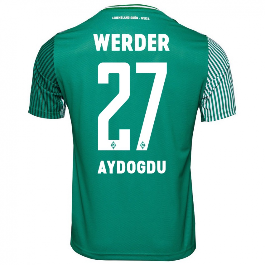 Mænd Onur Aydogdu #27 Grøn Hjemmebane Spillertrøjer 2023/24 Trøje T-Shirt