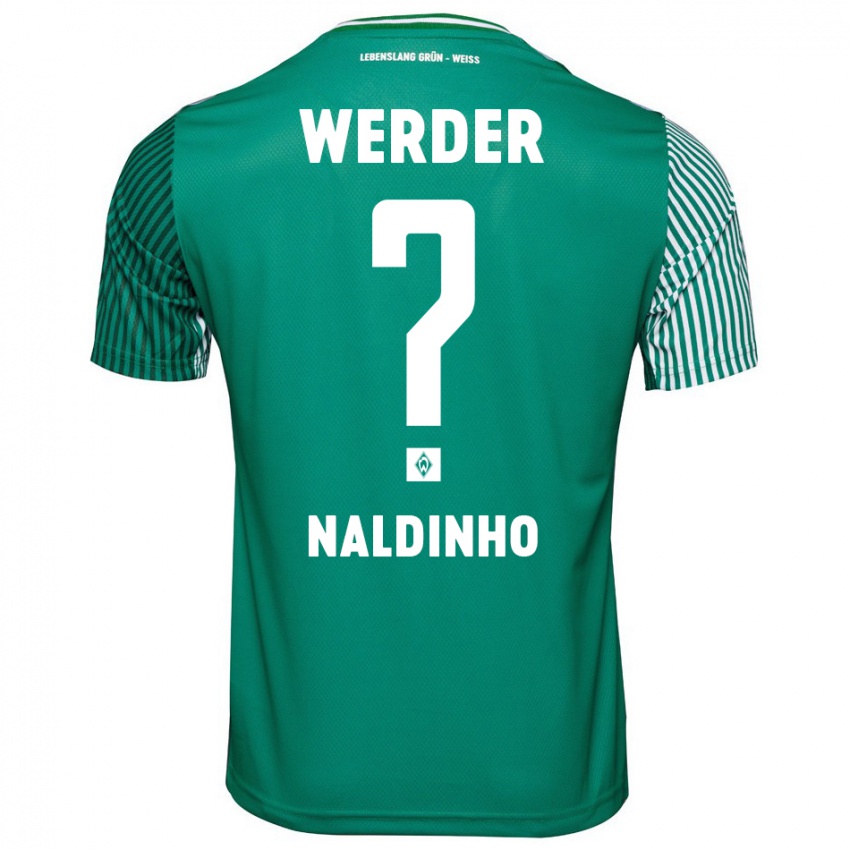 Mænd Naldinho #0 Grøn Hjemmebane Spillertrøjer 2023/24 Trøje T-Shirt