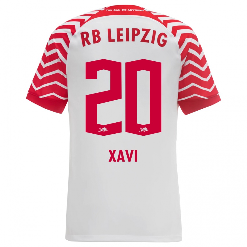 Mænd Xavi Simons #20 Hvid Hjemmebane Spillertrøjer 2023/24 Trøje T-Shirt