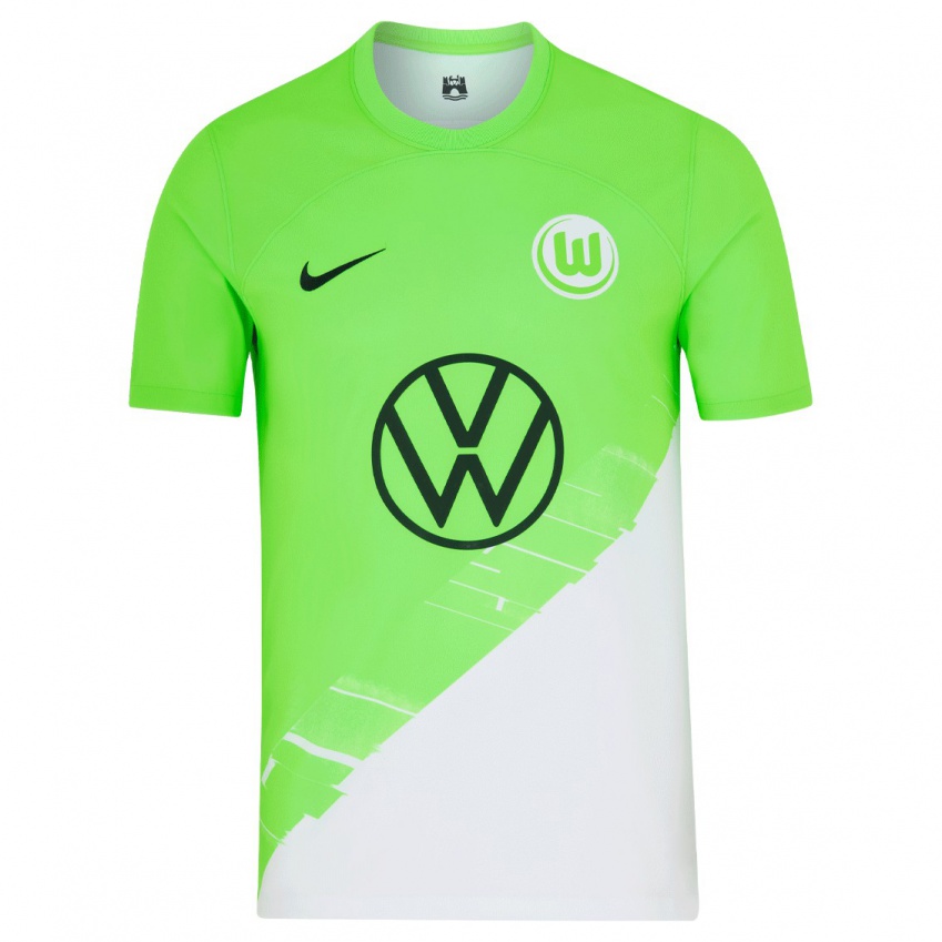 Mænd Mateusz Jasinski #16 Grøn Hjemmebane Spillertrøjer 2023/24 Trøje T-Shirt