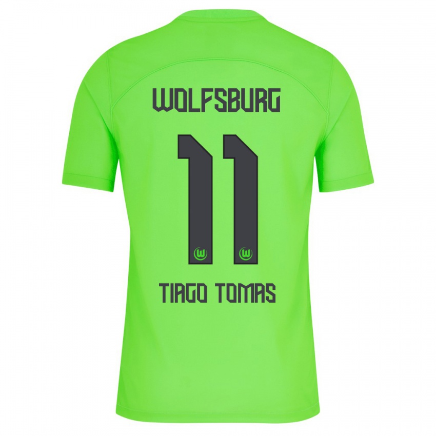 Mænd Tiago Tomas #11 Grøn Hjemmebane Spillertrøjer 2023/24 Trøje T-Shirt