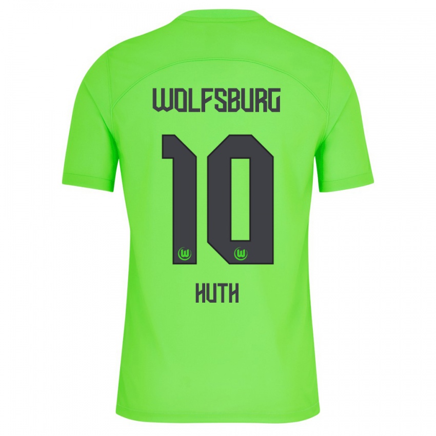 Mænd Svenja Huth #10 Grøn Hjemmebane Spillertrøjer 2023/24 Trøje T-Shirt