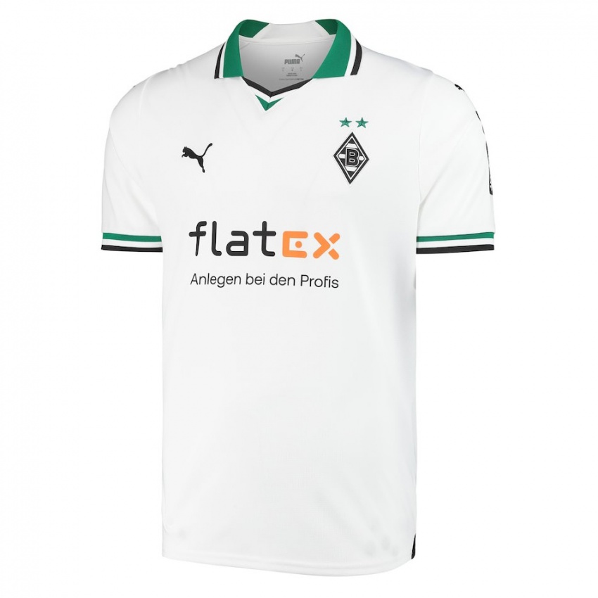 Mænd Bartlomiej Krysiak #0 Hvid Grøn Hjemmebane Spillertrøjer 2023/24 Trøje T-Shirt