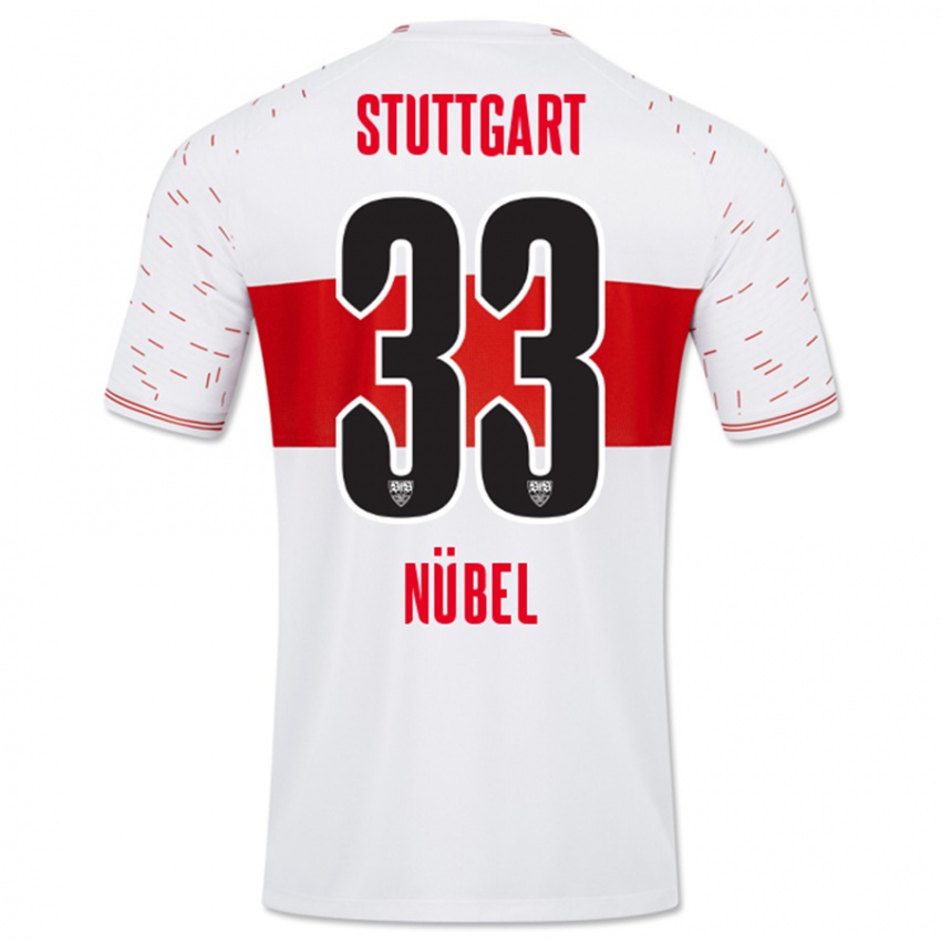 Mænd Alexander Nübel #33 Hvid Hjemmebane Spillertrøjer 2023/24 Trøje T-Shirt