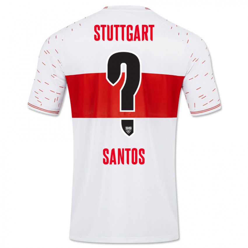 Mænd Tom Santos #0 Hvid Hjemmebane Spillertrøjer 2023/24 Trøje T-Shirt