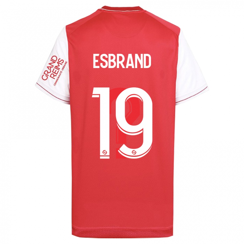 Mænd Josh Wilson-Esbrand #19 Rød Hjemmebane Spillertrøjer 2023/24 Trøje T-Shirt