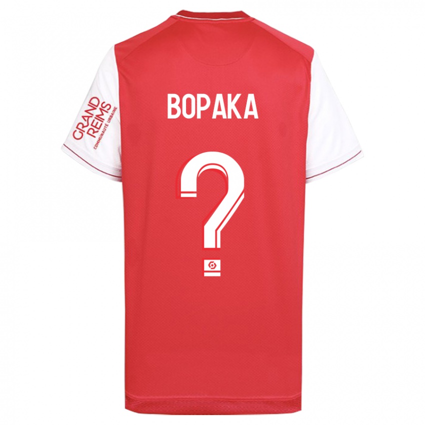 Mænd Yohann Bopaka #0 Rød Hjemmebane Spillertrøjer 2023/24 Trøje T-Shirt