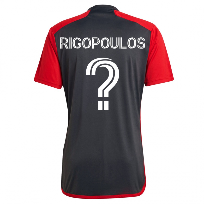 Mænd Theo Rigopoulos #0 Grå Hjemmebane Spillertrøjer 2023/24 Trøje T-Shirt