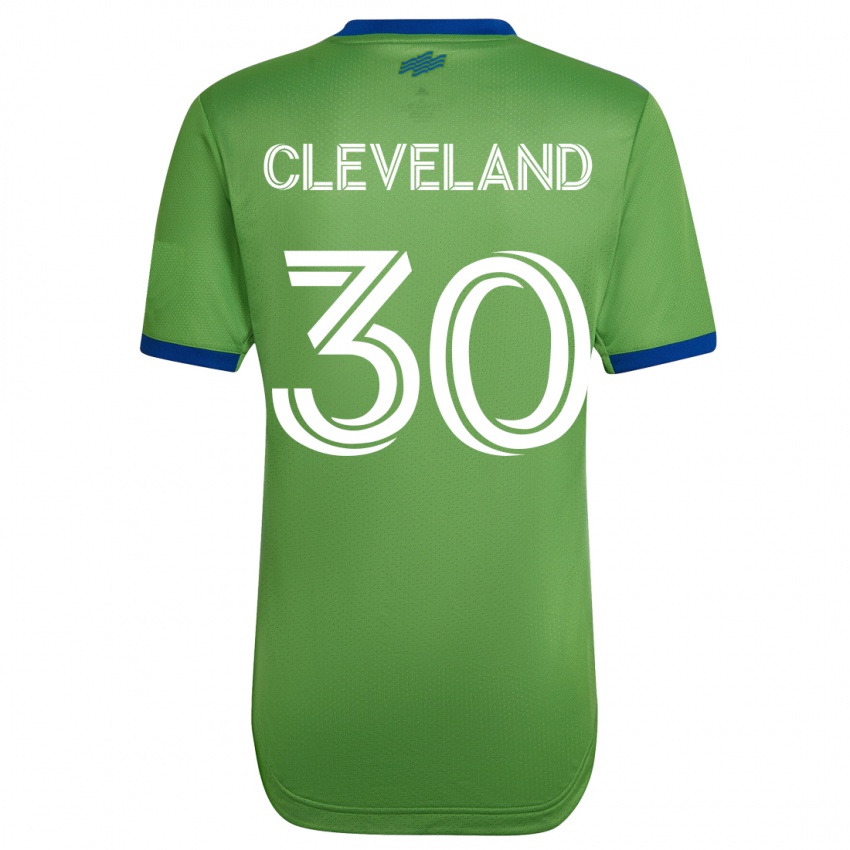 Mænd Stefan Cleveland #30 Grøn Hjemmebane Spillertrøjer 2023/24 Trøje T-Shirt