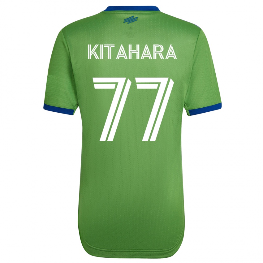 Mænd Sota Kitahara #77 Grøn Hjemmebane Spillertrøjer 2023/24 Trøje T-Shirt