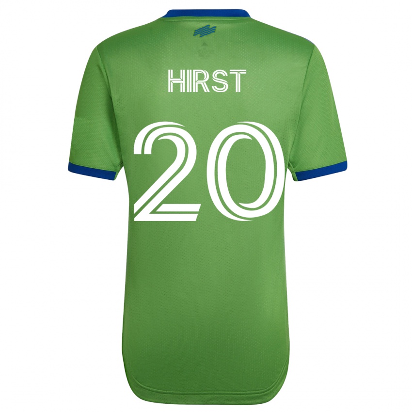Mænd Sophie Hirst #20 Grøn Hjemmebane Spillertrøjer 2023/24 Trøje T-Shirt