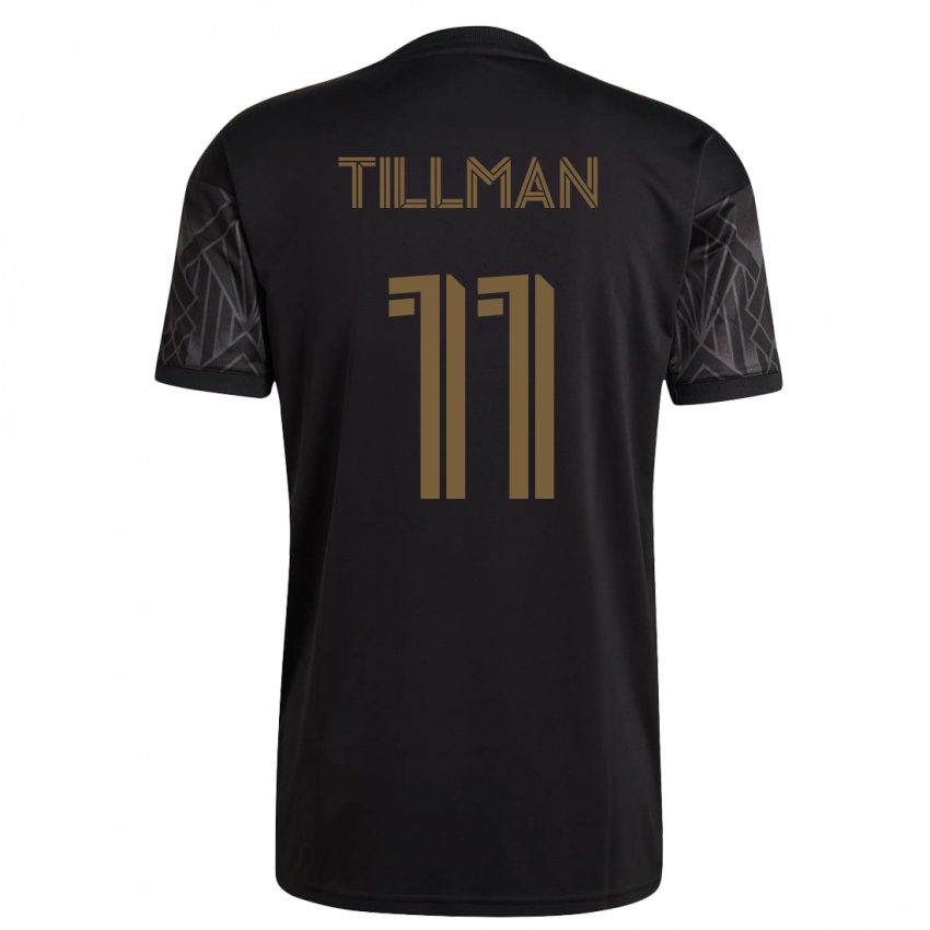 Mænd Timothy Tillman #11 Sort Hjemmebane Spillertrøjer 2023/24 Trøje T-Shirt