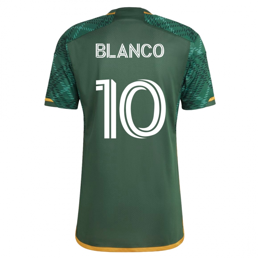 Mænd Sebastián Blanco #10 Grøn Hjemmebane Spillertrøjer 2023/24 Trøje T-Shirt