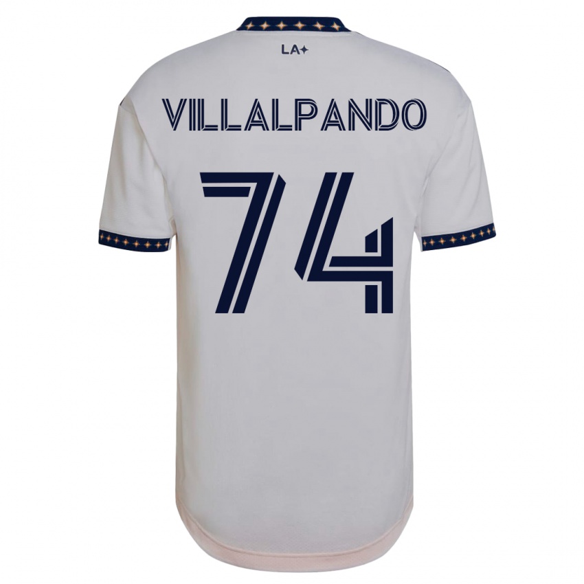 Mænd Sergio Villalpando #74 Hvid Hjemmebane Spillertrøjer 2023/24 Trøje T-Shirt