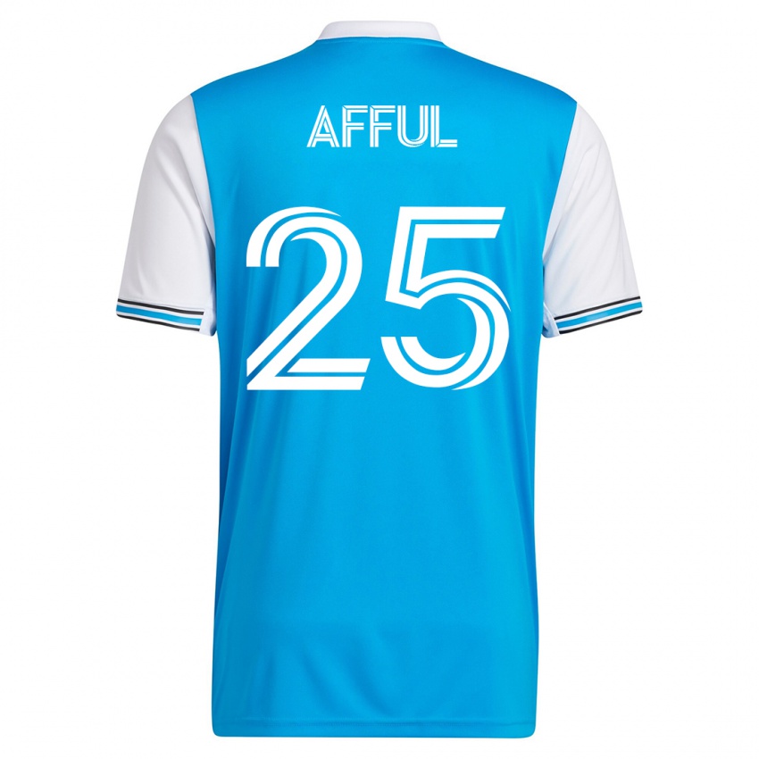 Mænd Harrison Afful #25 Blå Hjemmebane Spillertrøjer 2023/24 Trøje T-Shirt