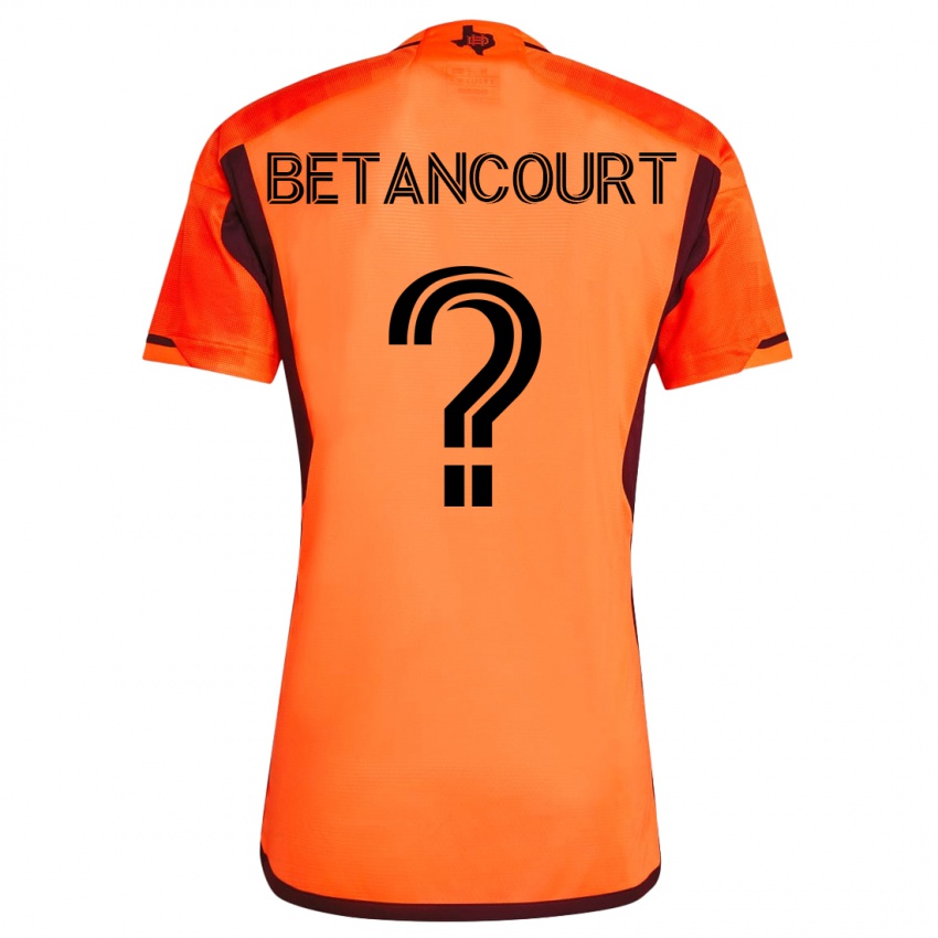 Mænd Noah Betancourt #0 Appelsin Hjemmebane Spillertrøjer 2023/24 Trøje T-Shirt