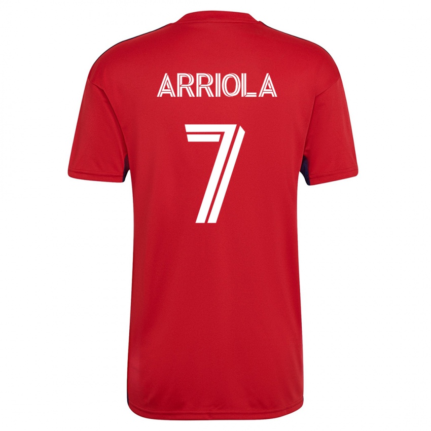 Mænd Paul Arriola #7 Rød Hjemmebane Spillertrøjer 2023/24 Trøje T-Shirt