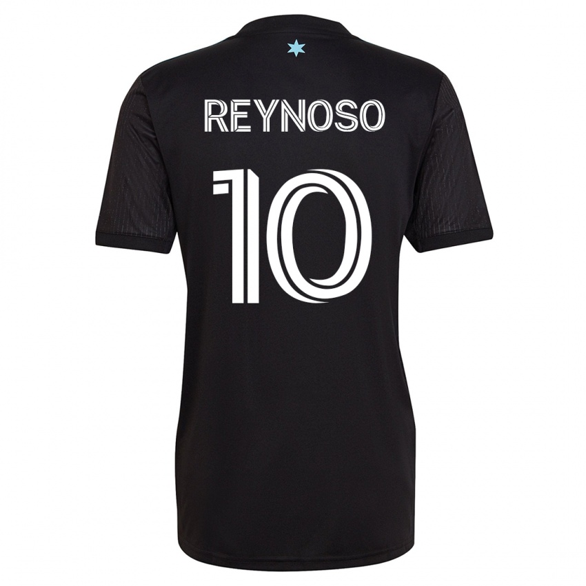 Mænd Emanuel Reynoso #10 Sort Hjemmebane Spillertrøjer 2023/24 Trøje T-Shirt