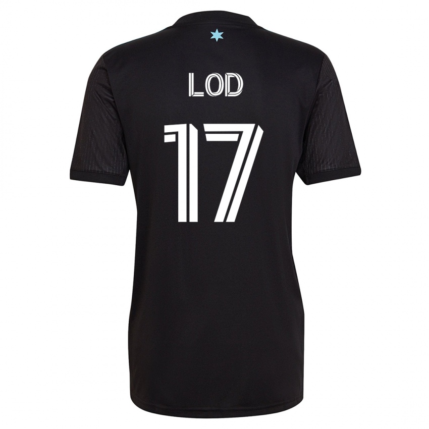 Mænd Robin Lod #17 Sort Hjemmebane Spillertrøjer 2023/24 Trøje T-Shirt