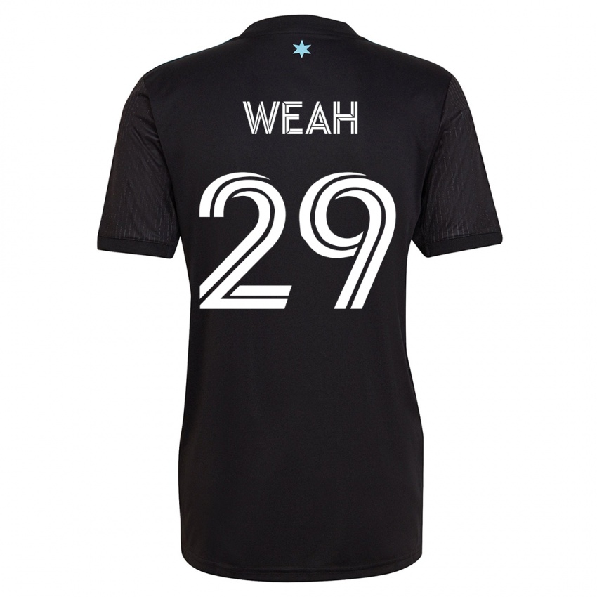 Mænd Patrick Weah #29 Sort Hjemmebane Spillertrøjer 2023/24 Trøje T-Shirt