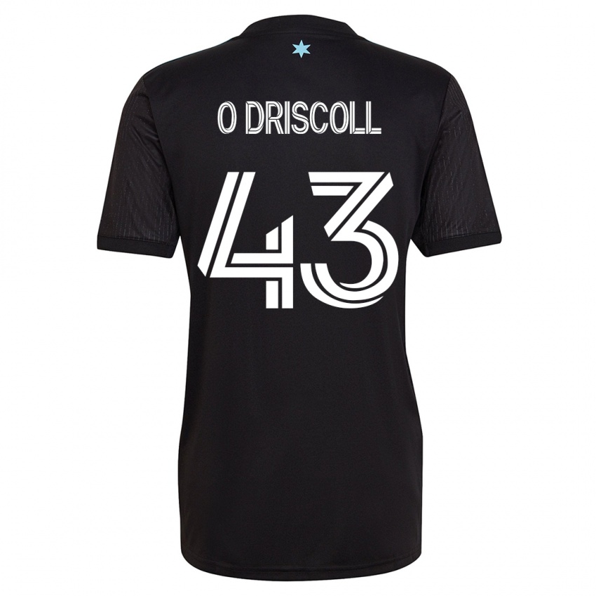 Mænd Rory O'driscoll #43 Sort Hjemmebane Spillertrøjer 2023/24 Trøje T-Shirt