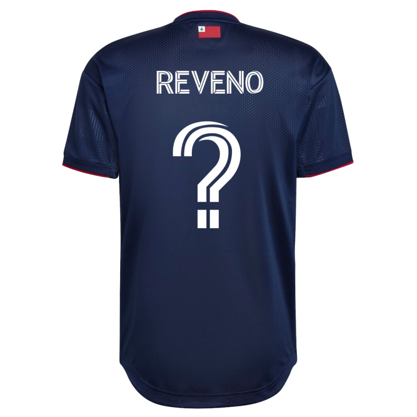 Mænd Ben Reveno #0 Flåde Hjemmebane Spillertrøjer 2023/24 Trøje T-Shirt