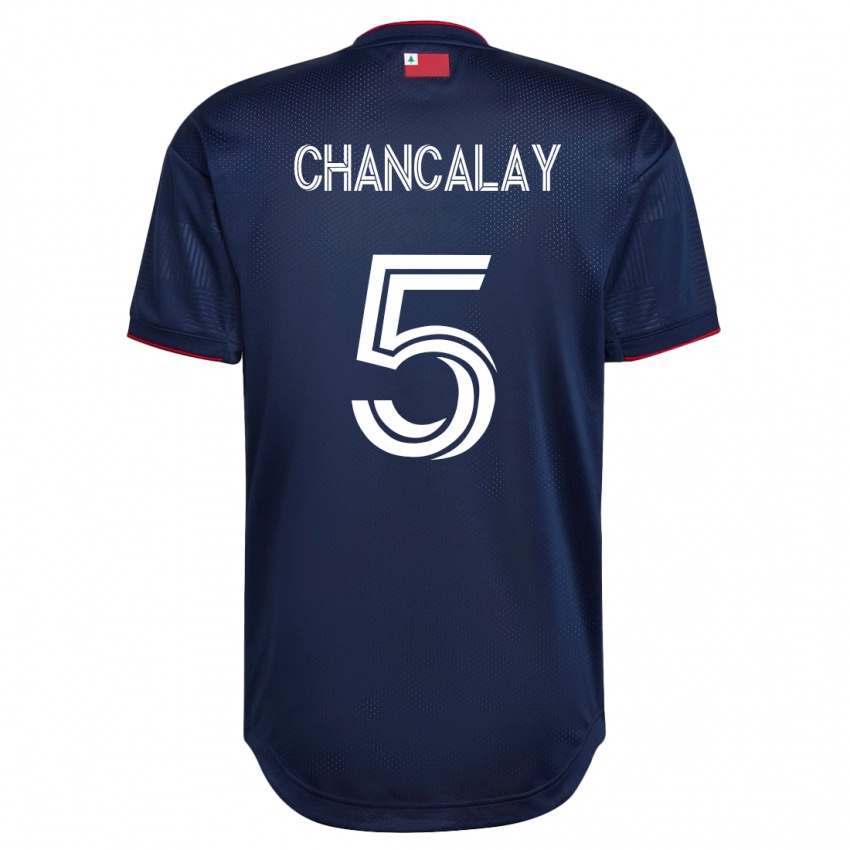 Mænd Tomas Chancalay #5 Flåde Hjemmebane Spillertrøjer 2023/24 Trøje T-Shirt