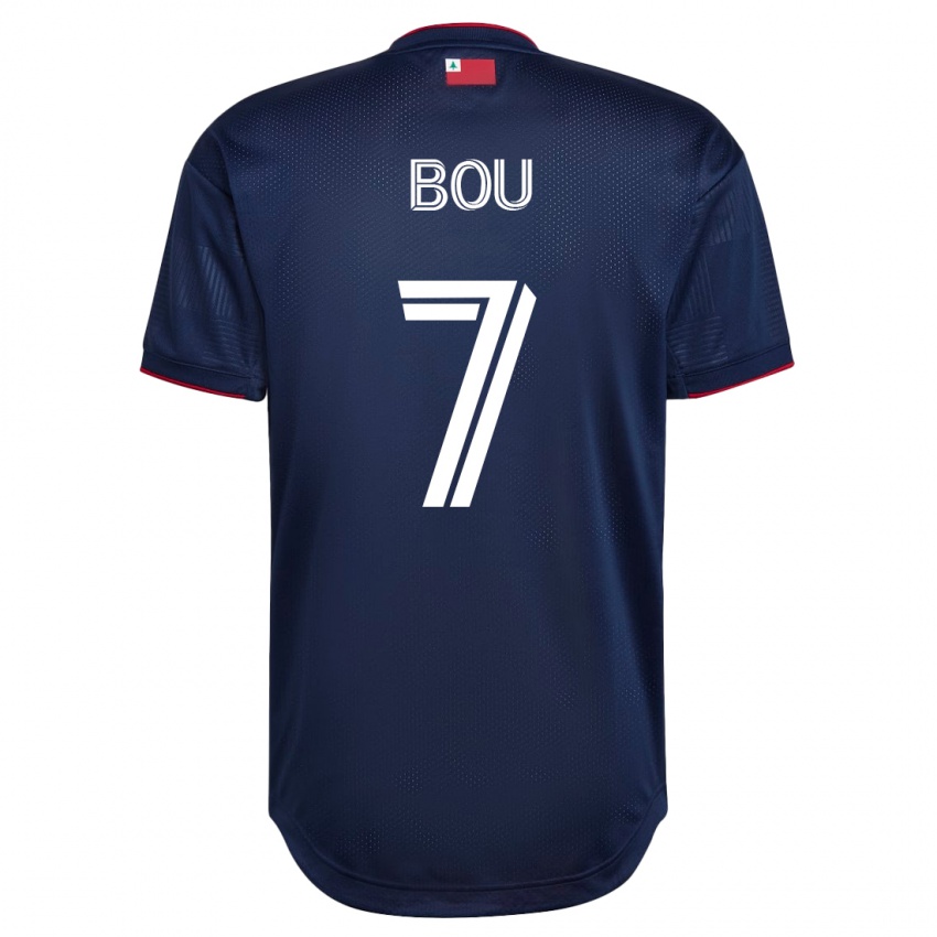 Mænd Gustavo Bou #7 Flåde Hjemmebane Spillertrøjer 2023/24 Trøje T-Shirt