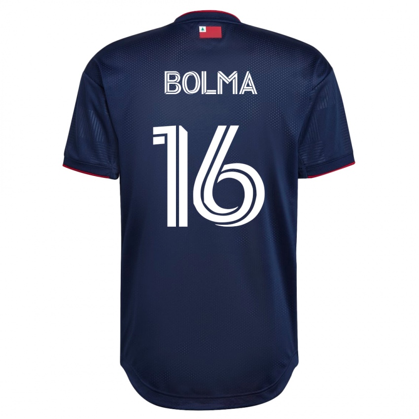 Mænd Josh Bolma #16 Flåde Hjemmebane Spillertrøjer 2023/24 Trøje T-Shirt