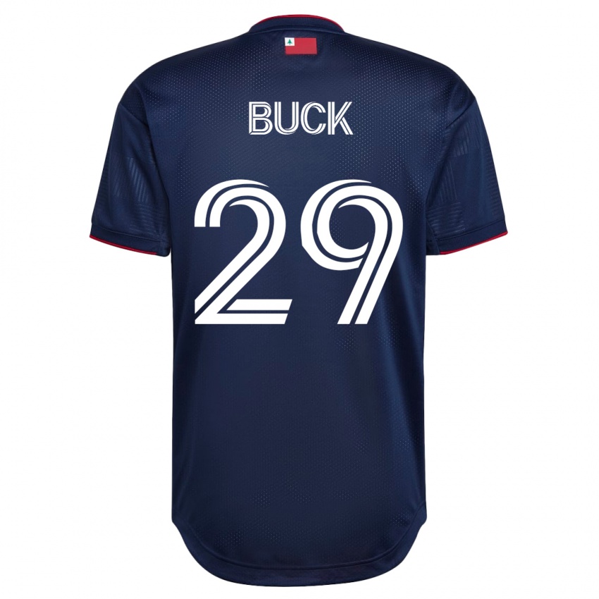 Mænd Noel Buck #29 Flåde Hjemmebane Spillertrøjer 2023/24 Trøje T-Shirt