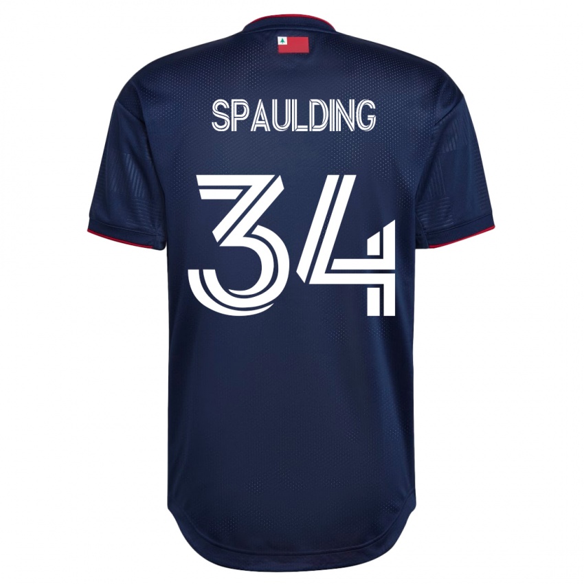 Mænd Ryan Spaulding #34 Flåde Hjemmebane Spillertrøjer 2023/24 Trøje T-Shirt