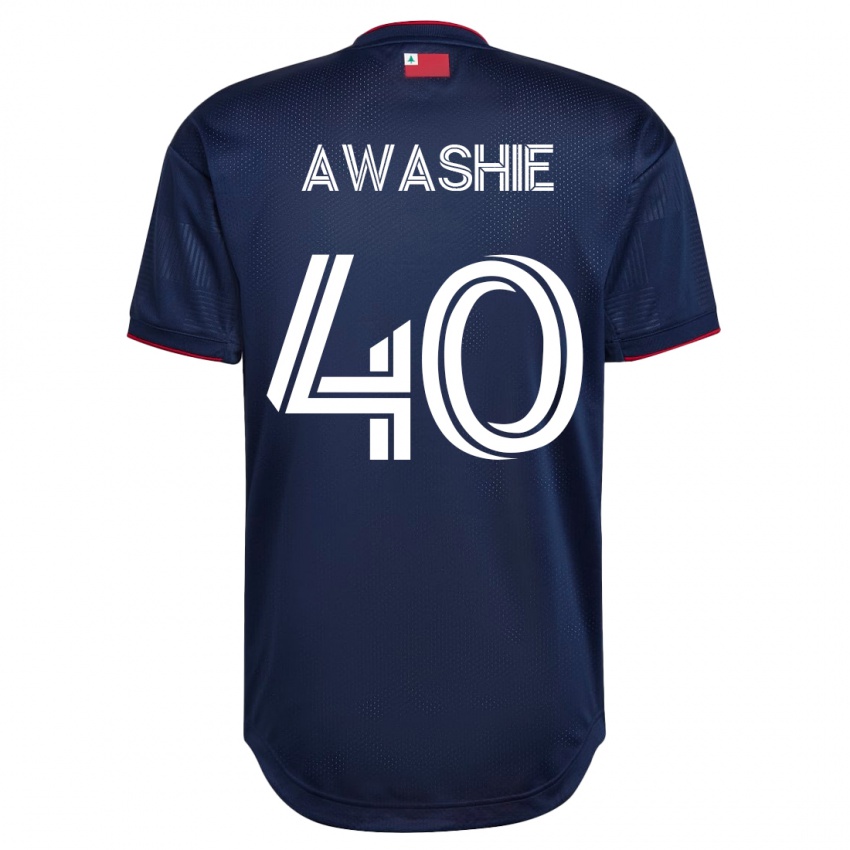 Mænd Ben Awashie #40 Flåde Hjemmebane Spillertrøjer 2023/24 Trøje T-Shirt