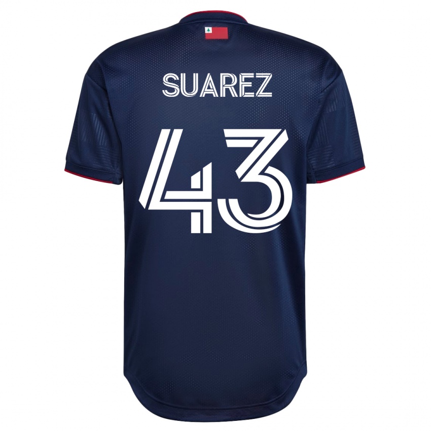 Mænd Santiago Suárez #43 Flåde Hjemmebane Spillertrøjer 2023/24 Trøje T-Shirt