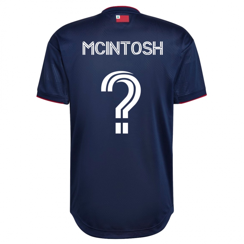 Mænd Damario Mcintosh #0 Flåde Hjemmebane Spillertrøjer 2023/24 Trøje T-Shirt