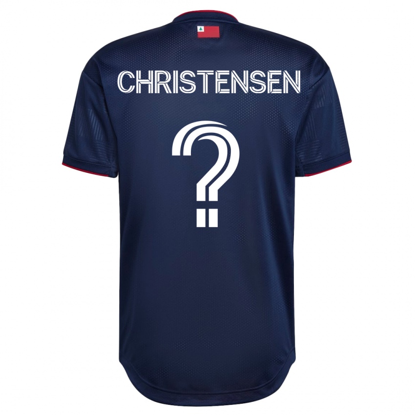 Mænd Kevin Christensen #0 Flåde Hjemmebane Spillertrøjer 2023/24 Trøje T-Shirt